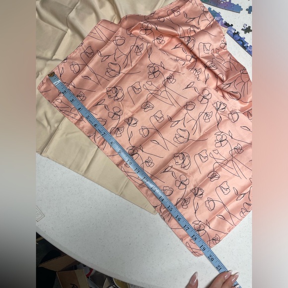 Lark & Ives Silk Satin Scarf Set - Picture 9 of 14